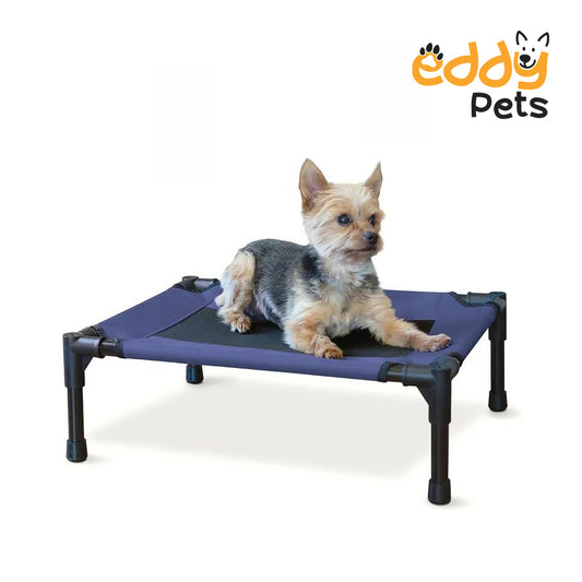 Eddy Pets - Dog Bed, Small, Navy Blue